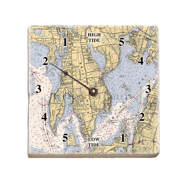Bristol, RI- Marble Tide Clock