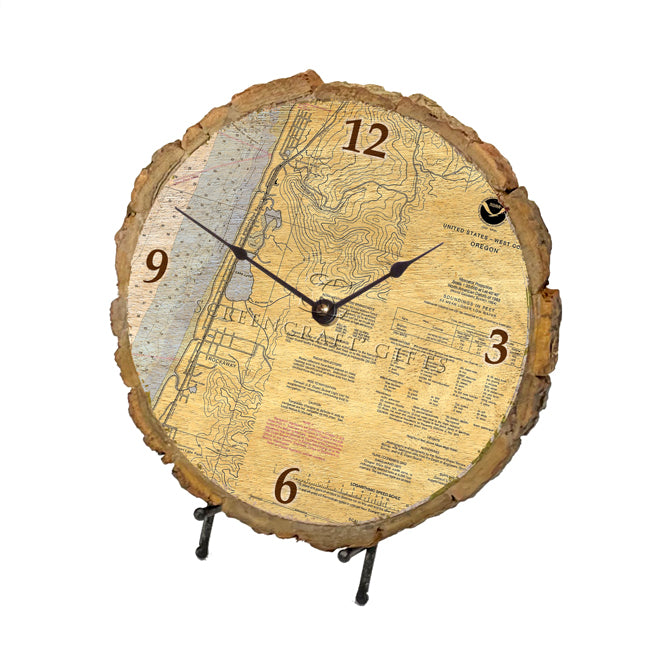 Rockaway, OR- Wood Clock