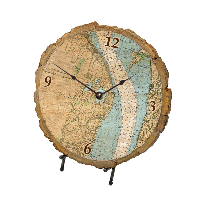 Haverstraw, NY - Wood Clock
