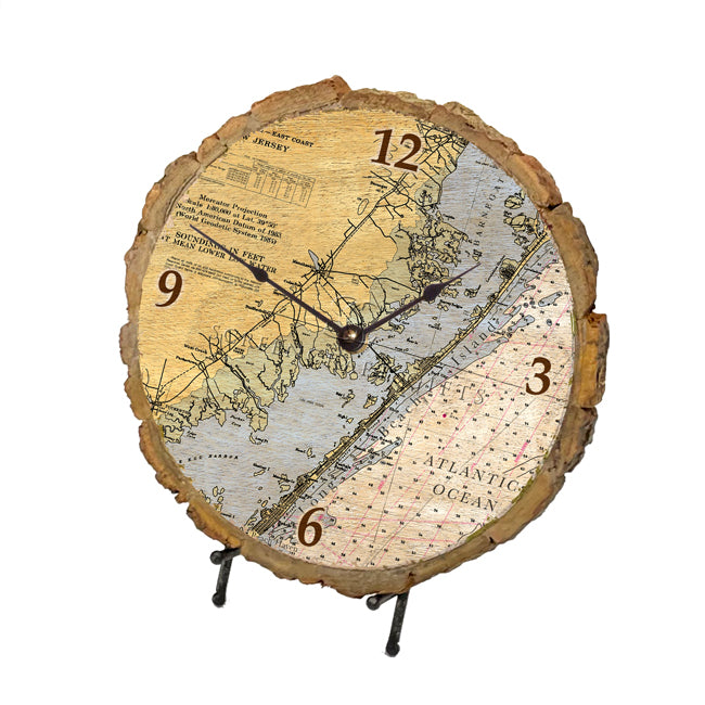 Long Beach Island, NJ- Wood Clock