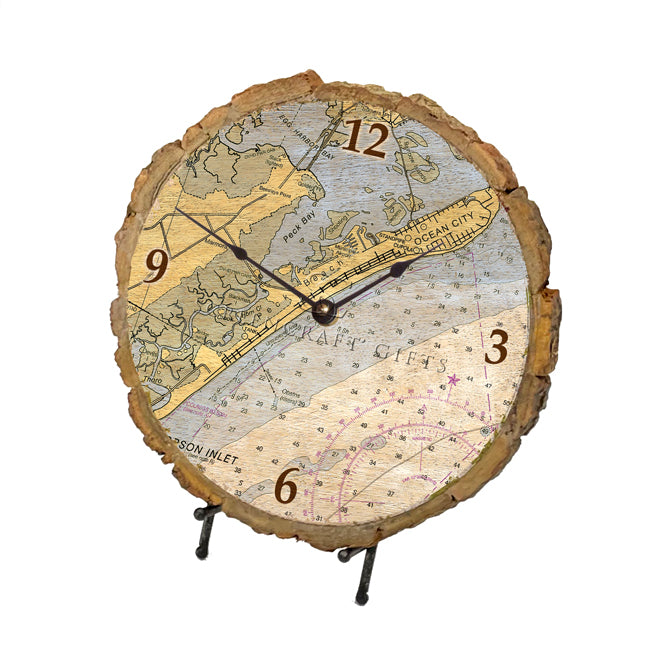 Ocean City, NJ- Wood Clock