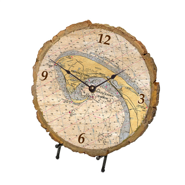 Provincetown, MA - Wood Clock