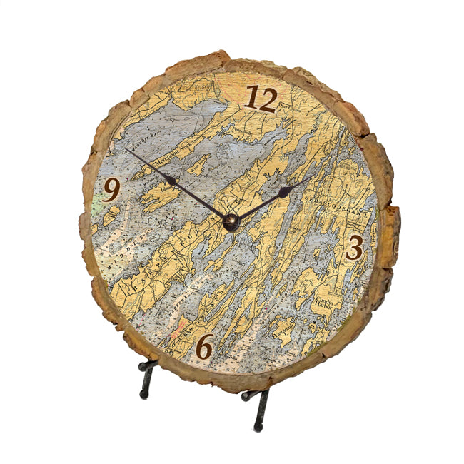 Harpswell, ME- Wood Clock