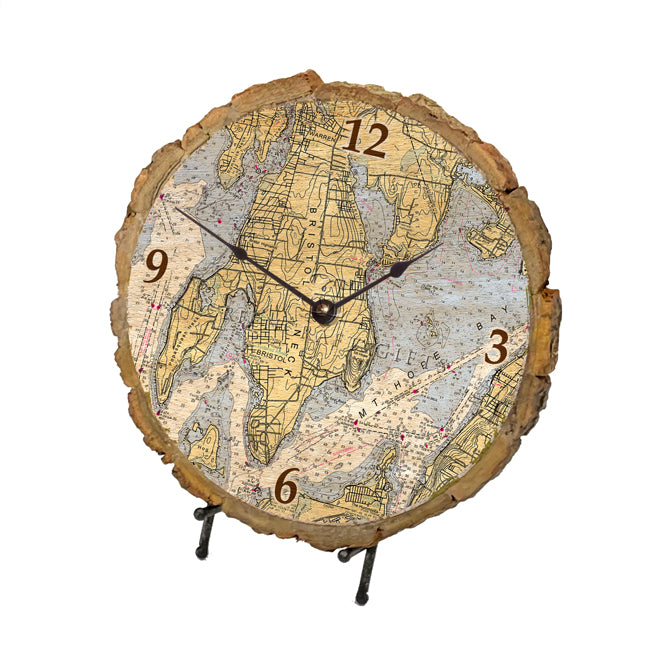 Bristol, RI- Wood Clock