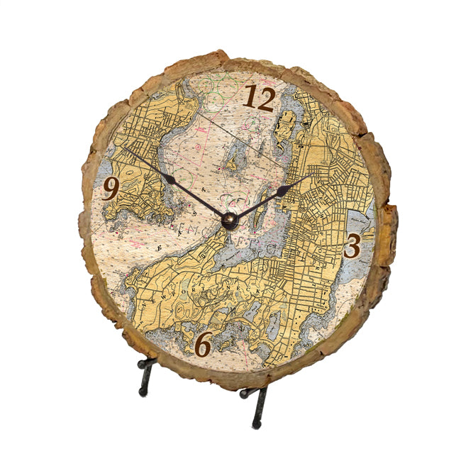 Newport, RI - Wood Clock