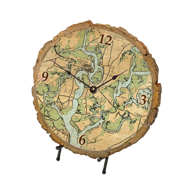 Beaufort, SC-  Wood Clock