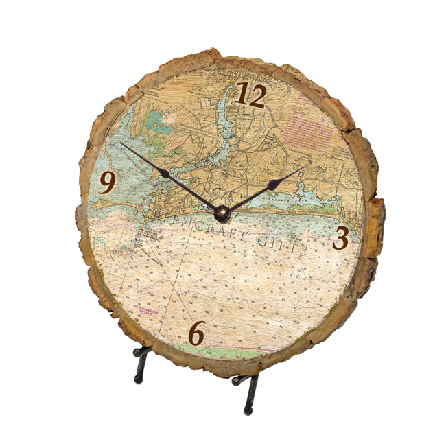 Westerly, RI  - Wood Clock