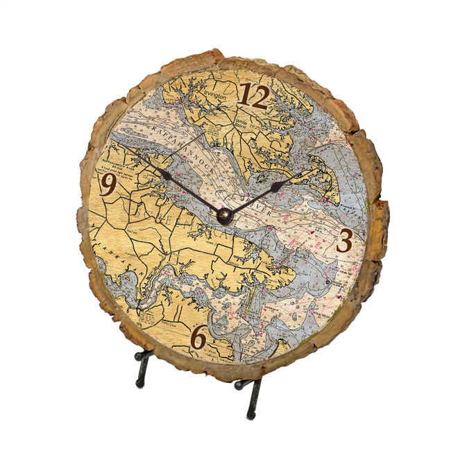 Irvington, VA- Wood Clock
