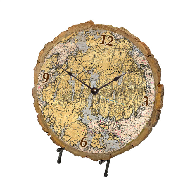 Mount Desert Island, ME - Wood Clock