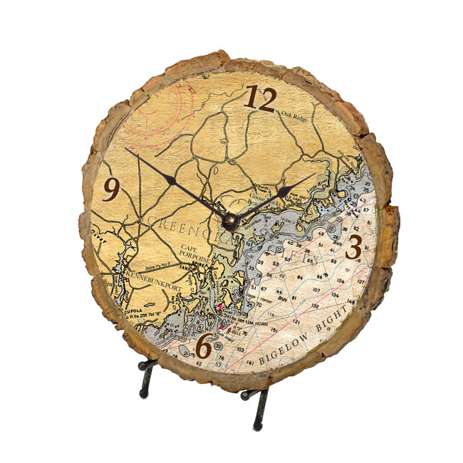 Kennebunkport, ME- Wood Clock