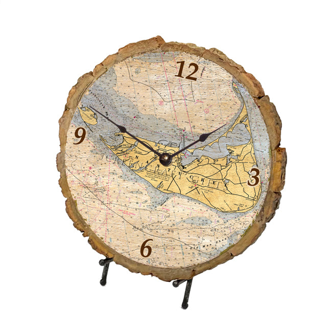 Nantucket, MA  - Wood Clock