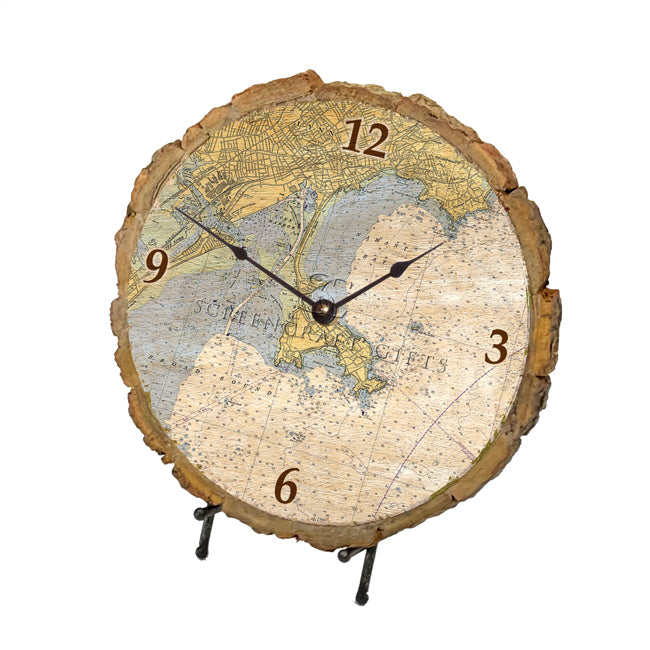 Nahant, MA- Wood Clock