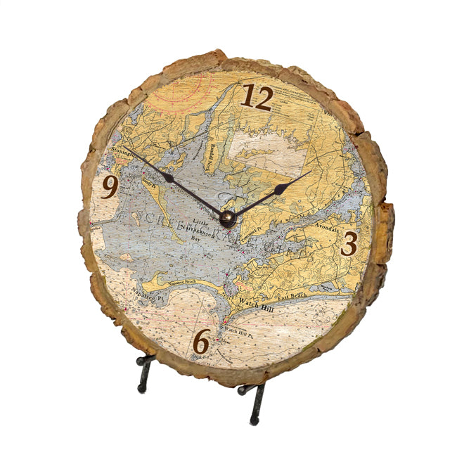 Watch Hill, RI - Wood Clock