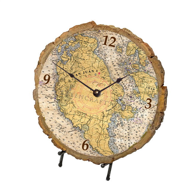 San Juan Island, WA -  Wood Clock