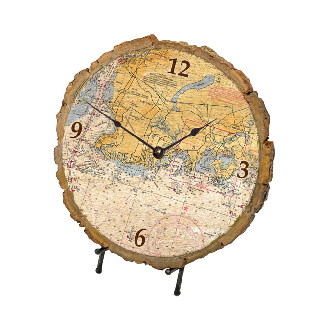 East Haven, CT - Wood Clock