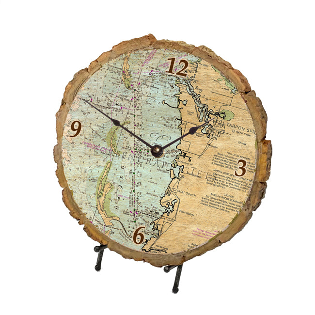 Tarpon Springs, FL- Wood Clock