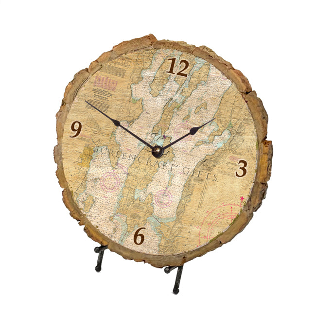 Grand Isle, VT - Wood Clock