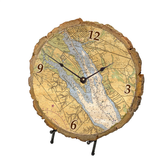 Washington, NC- Wood Clock