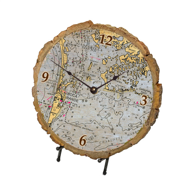Boca Grande, FL- Wood Clock