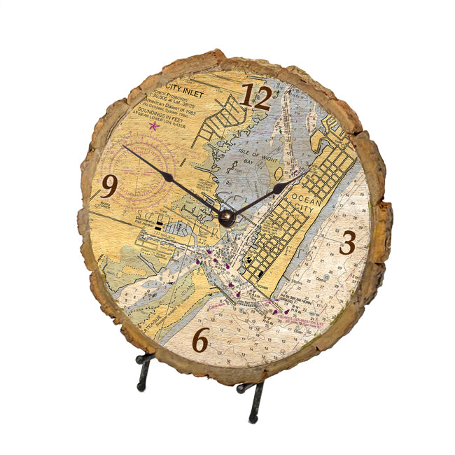 Ocean City, MD- Wood Clock