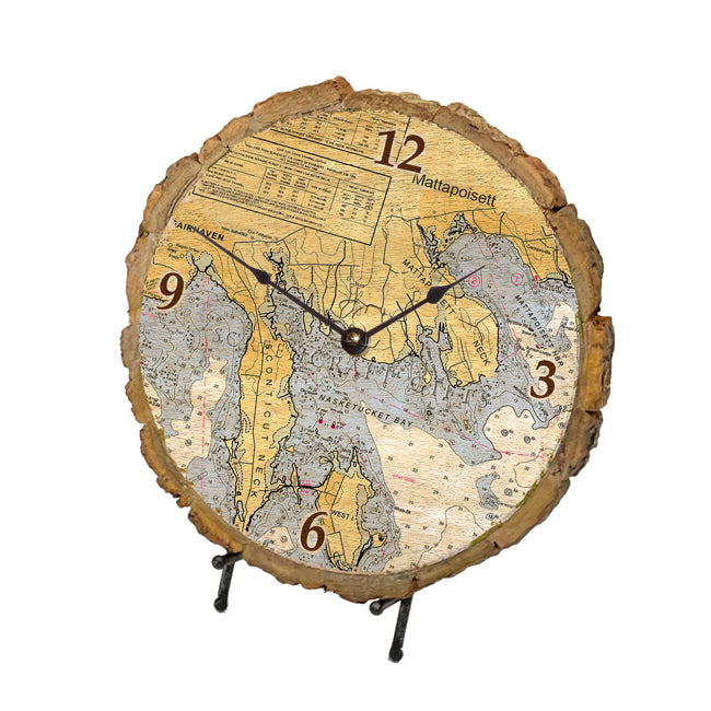 Mattapoisett, MA - Wood Clock