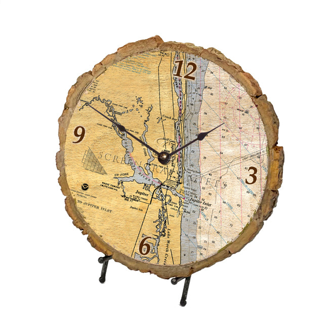 Jupiter, FL- Wood Clock