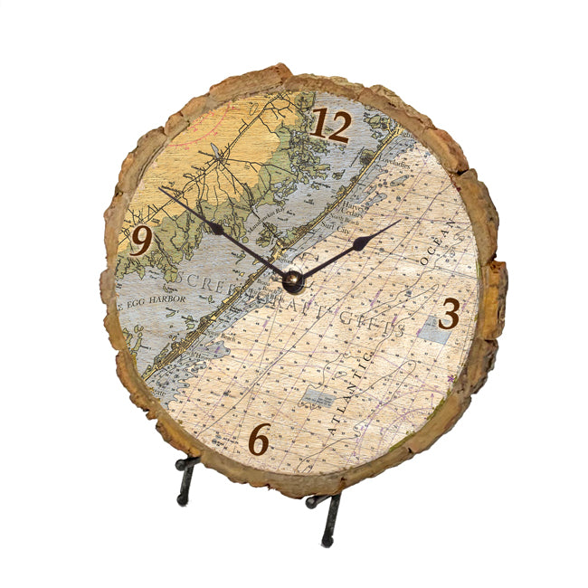 Long Beach Island, NJ- Wood Clock