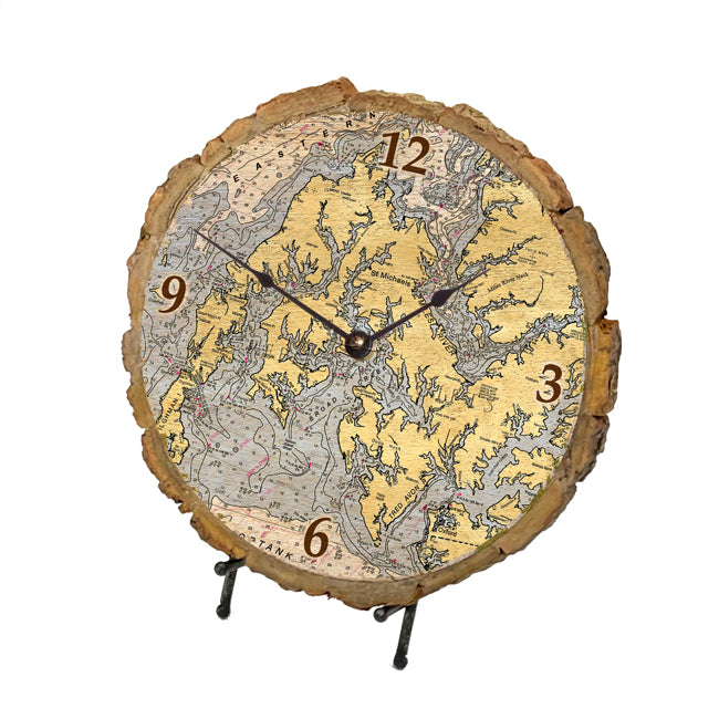 St. Michaels, MD- Wood Clock
