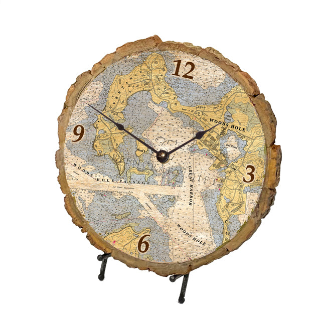 Woods Hole, MA- Wood Clock