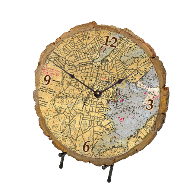 Salem, MA- Wood Clock