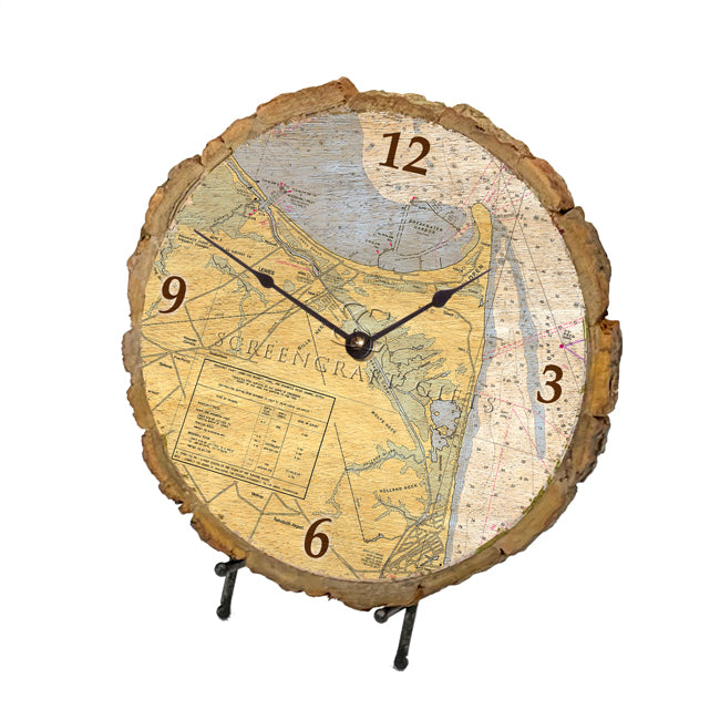 Cape Henlopen, DE- Wood Clock
