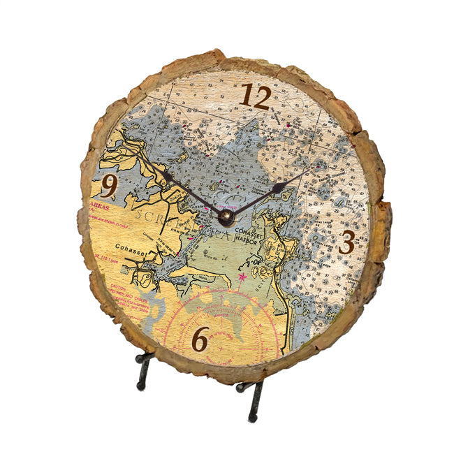 Cohasset, MA  - Wood Clock