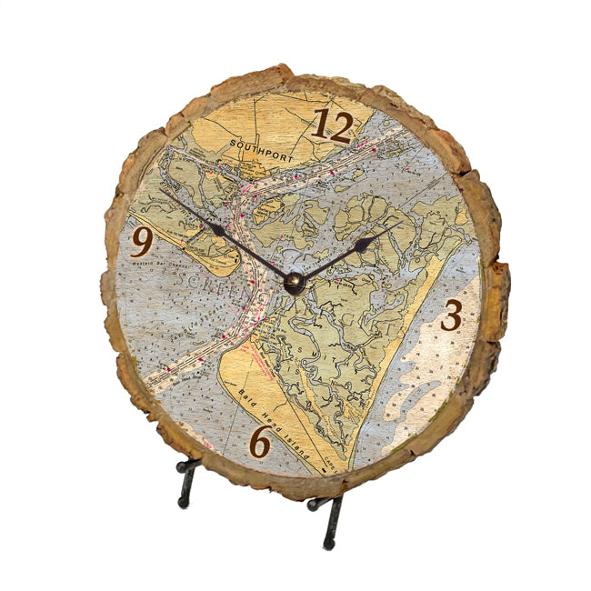 Bald Head Island, NC - Wood Clock