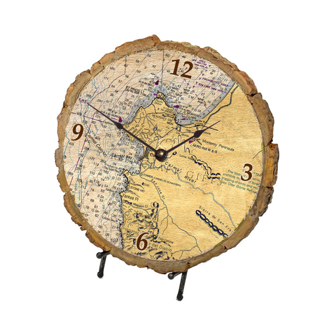 Carmel, CA -  Wood Clock