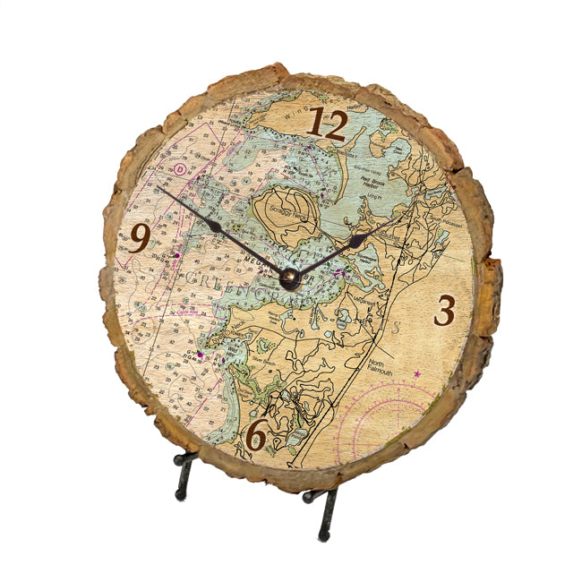 North Falmouth, MA  - Wood Clock