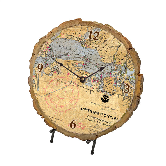 Clear Lake, TX-  Wood Clock