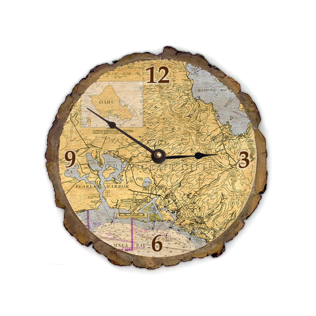 Pearl Harbor - Wood Clock