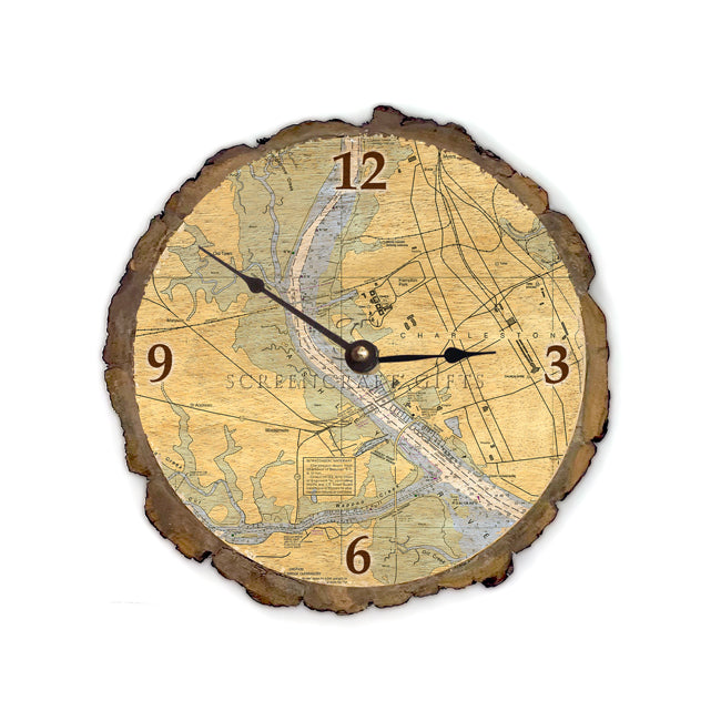 Ashley River, SC- Wood Clock
