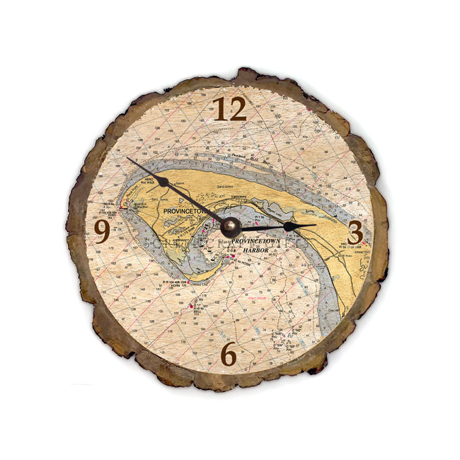 Provincetown, MA - Wood Clock