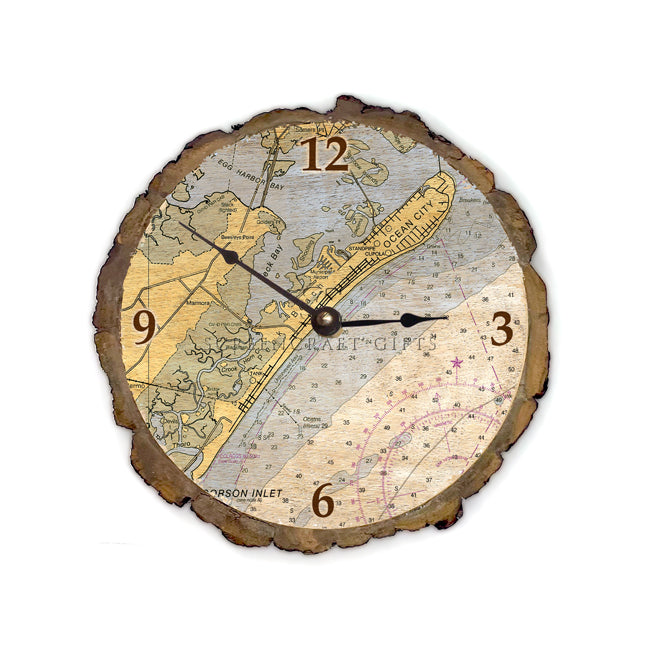Ocean City, NJ- Wood Clock
