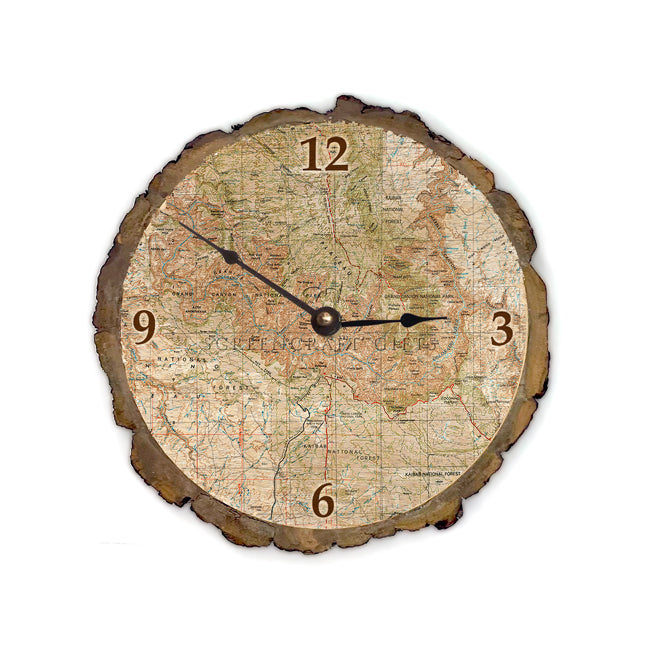 Grand Canyon National Park - Wood Clock