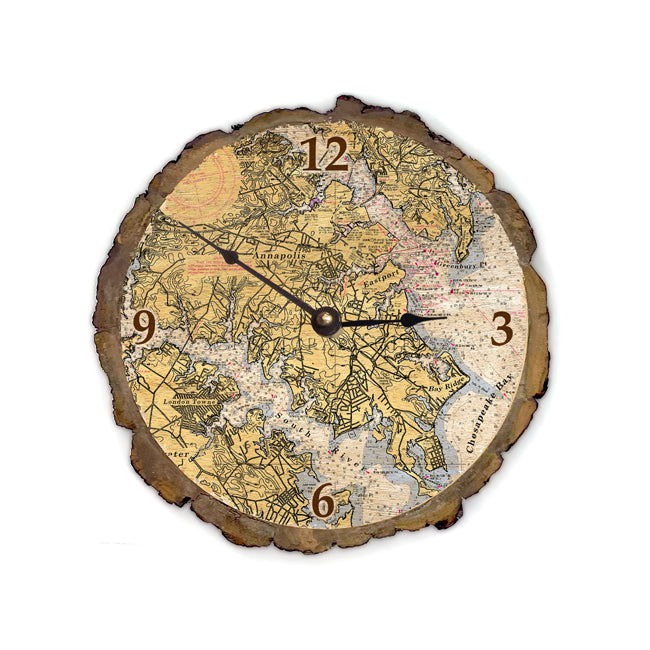 Annapolis, MD - Wood Clock