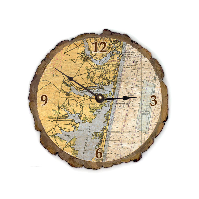 Point Pleasant, NJ- Wood Clock