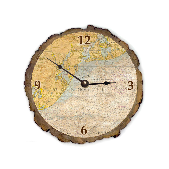 Osterville, MA - Wood Clock