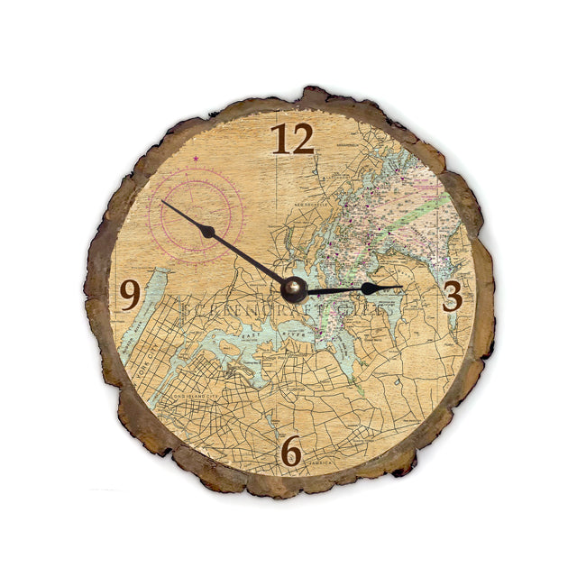 North West Long Island, NY  - Wood Clock