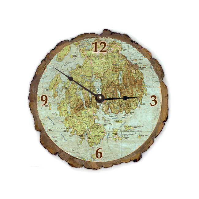 Acadia National Park-  Wood Clock