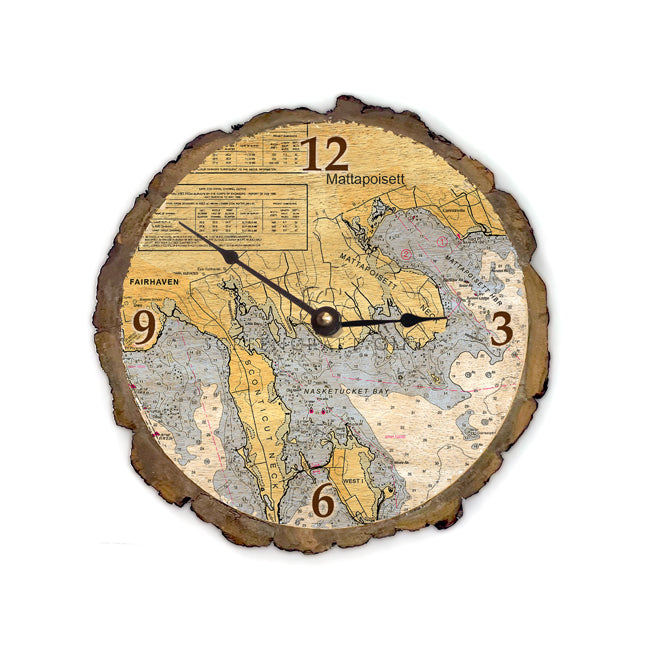 Mattapoisett, MA - Wood Clock