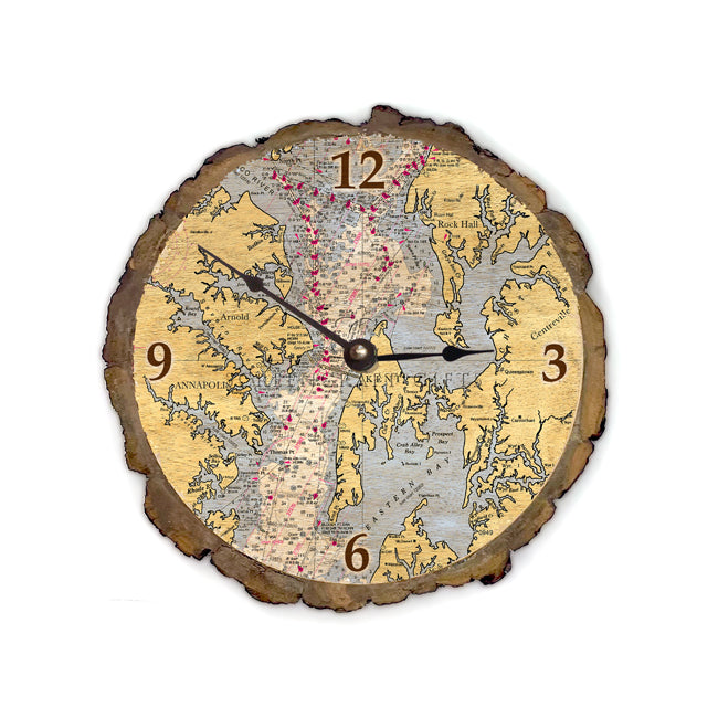 Chesapeake Bay - Wood Clock