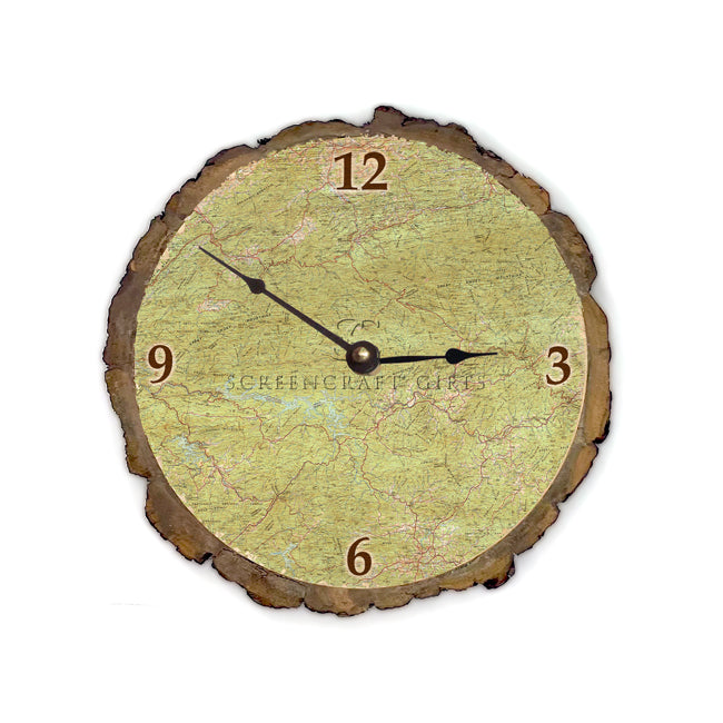 Great Smoky Mountains National Park-  Wood Clock