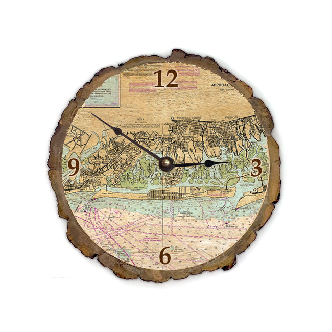 Long Beach, NY- Wood Clock